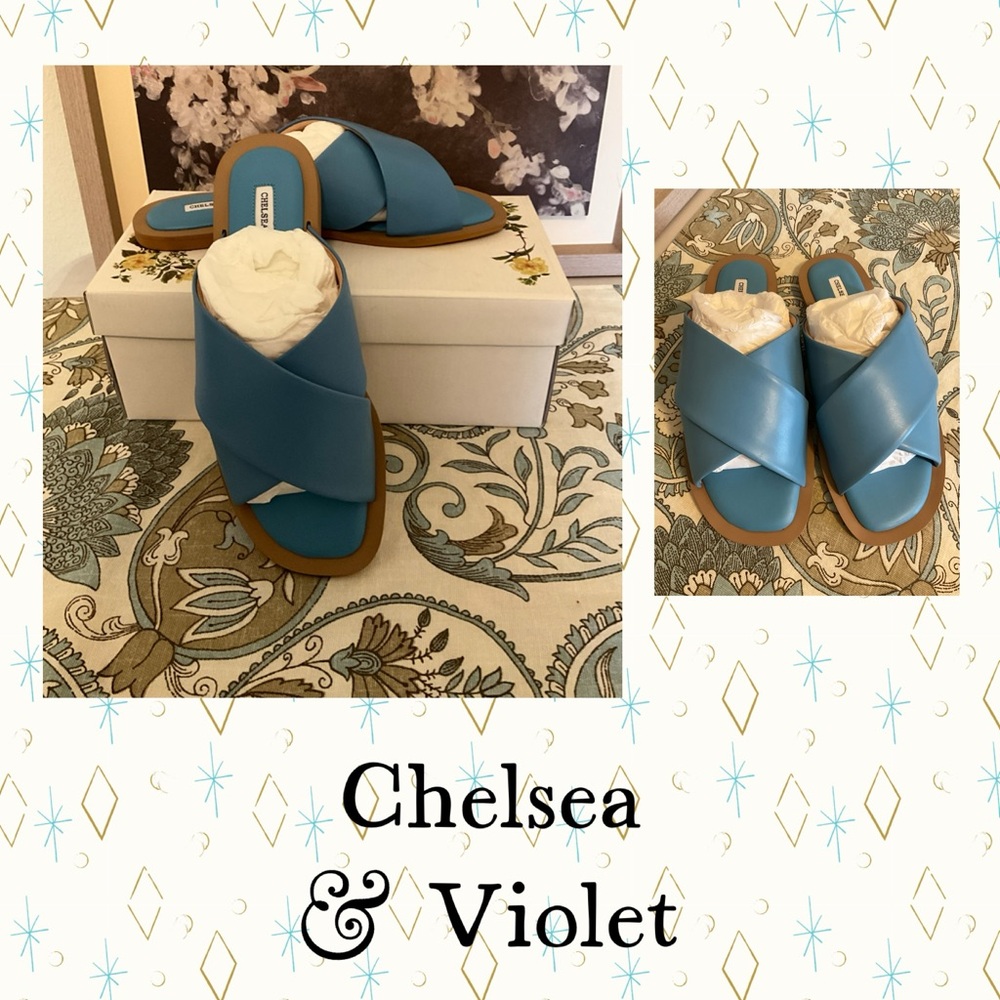 Chelsea & Violet Slide On Sandals